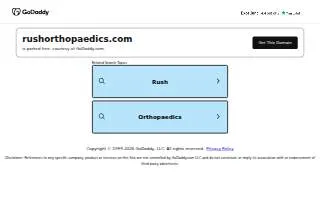 Midwest Orthopaedics at Rush of West Chicago website