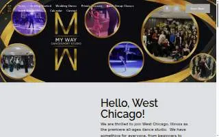 My Way Dancesport Studio website