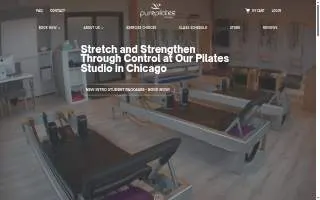 Pure Pilates Chicago website
