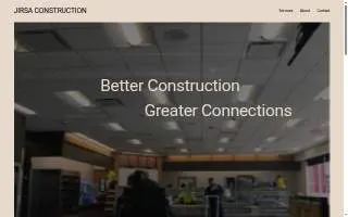 Jirsa Construction Company of West Dundee website