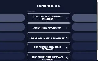 Scott A Saunders CPA, P.C. of West Dundee website