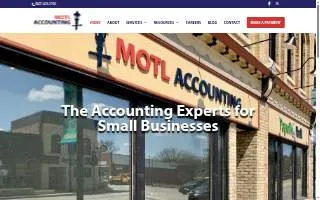 Stevenson Tax and Accounting, Inc. now Motl Accounting of West Dundee website