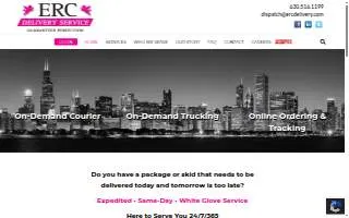 ERC Delivery Service of Westchester website