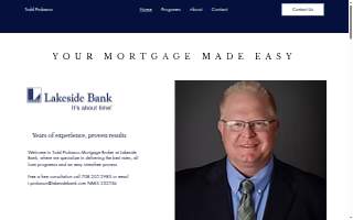 Todd Probasco Lakeside Bank Mortgage Broker