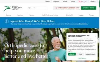 IBJI Physical Therapy - Westmont website