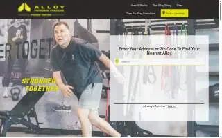 Alloy Personal Training Wildwood website