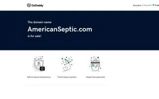American Septic Service of Wheaton website