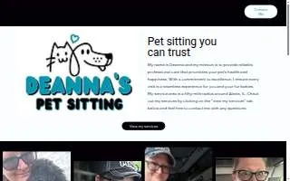 Deanna's Petsitting Service of Wheaton website
