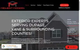 Midwest Modern Exteriors Inc. website