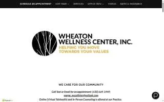 Wheaton Wellness Center, Inc. website