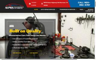 Alpha Transmissions Auto Repair