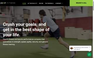 ASAP Fitness website
