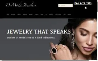 Di Moda Jewelers website