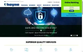 Hoyne Savings Bank website