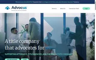 Advocus National Title Insurance Company of Wilmette website