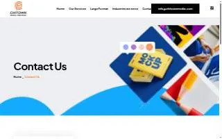 Chitown Media Printing website