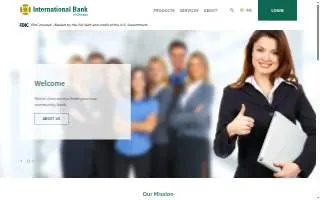 International Bank of Chicago website