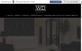 Wilmette Dental website