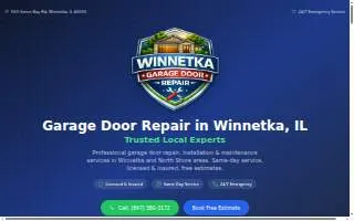 Winnetka Garage Door Repair website