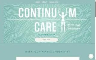 Continuum Care, PLLC website