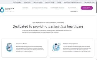 Dedication Health website