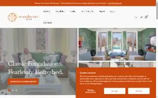 Mandarine Home Winnetka website