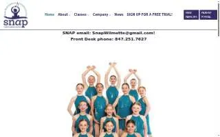 Studio North Academy of the Performing Arts, SNAP website