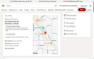 Walgreens Pharmacy of Winnetka website