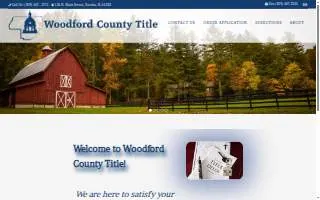 Woodford County Title Co website