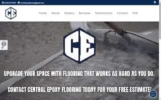 Central Epoxy Flooring website