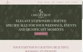 Chelsey Huff Design website