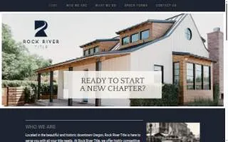 Rock River Title website
