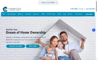 Cambridge Lending Group website