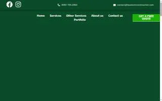Haustone Construction website