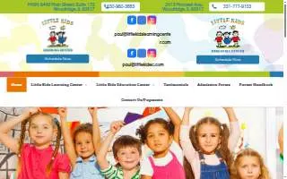 Little Kids Learning Center website