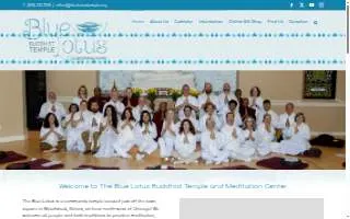 Blue Lotus Buddhist Temple and Meditation Center website