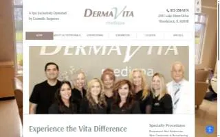 DermaVita MediSpa website