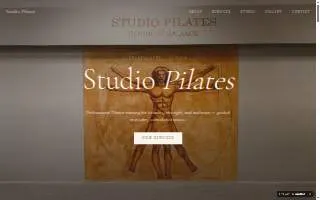 Studio Pilates website