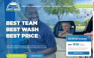 Swift Wash of Woodstock website