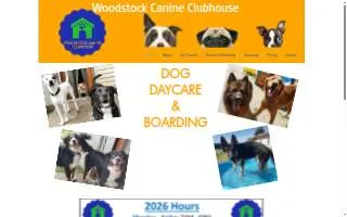 Woodstock Canine Clubhouse website