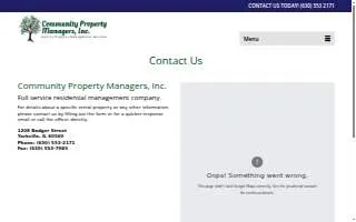 Community Property Management of Yorkville website