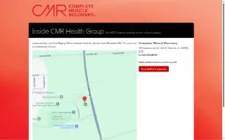 Complete Muscle Recovery at CMR Health Group website