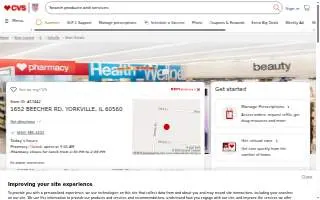 CVS Pharmacy of Yorkville website