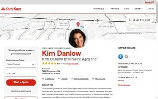 Kim Danlow - State Farm Insurance Agent website