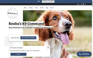 Koubas K9 Command website