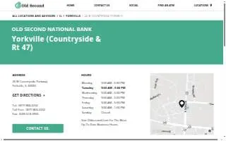 Old Second National Bank website