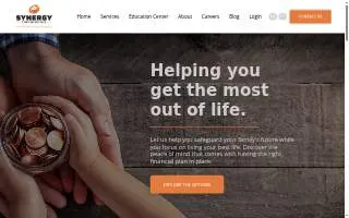 Synergy Financial Services of Yorkville website