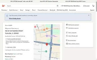Walgreens of Yorkville website