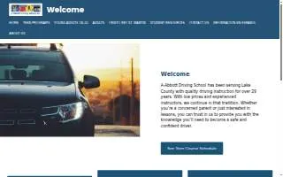 Abbott Driving School Inc of Zion website