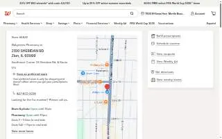 COVID-19 Drive-Thru Testing at Walgreens of Zion website